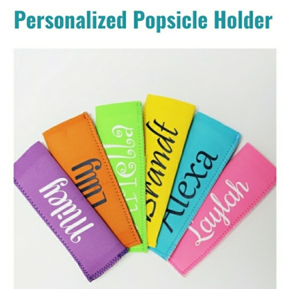 Personalized popsicle holder